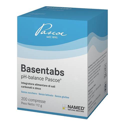 Named Basentabs Pascoe Integratore per l'equilibirio acido base 200 compresse