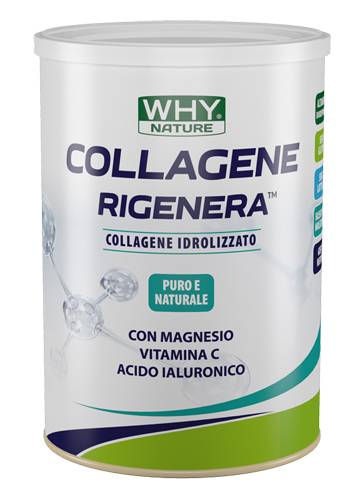 WHYnature Collagene Rigenera Integratore di Collagene Idrolizzato Gusto Neutro 300 g