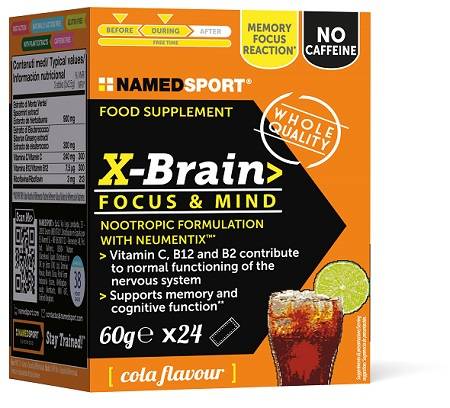 X - Brain Focus Mind Integratore ricostituente 24 stick