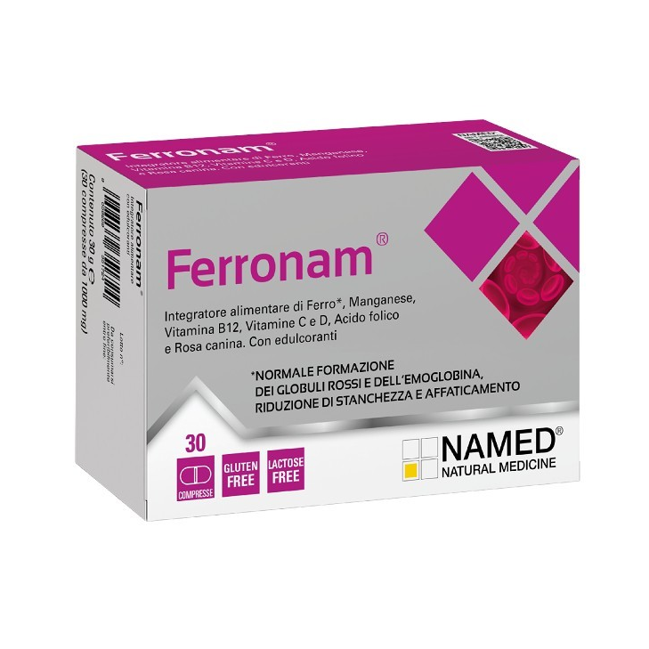 Named Ferronam Integratore di Ferro e Vitamine 30 compresse