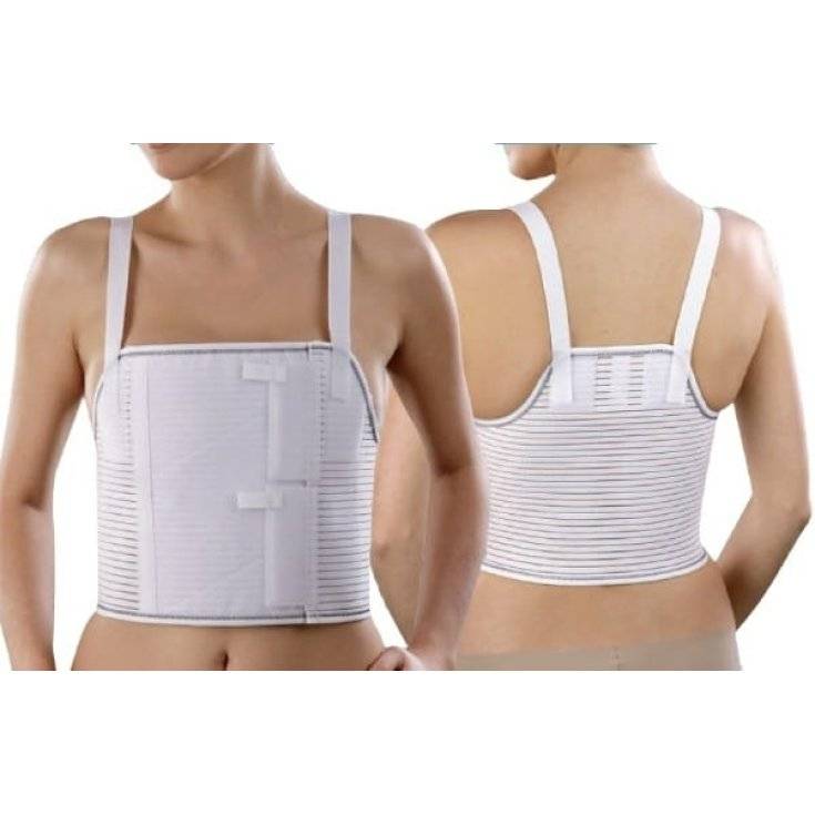 Orione 3097 Fascia Toracica Con Bretelle H Cm27 Bianco L