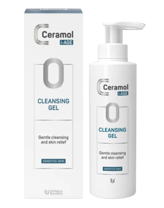 Ceramol I - Age Cleansing Gel Detergente Viso per Pelle Sensibile 200 ml