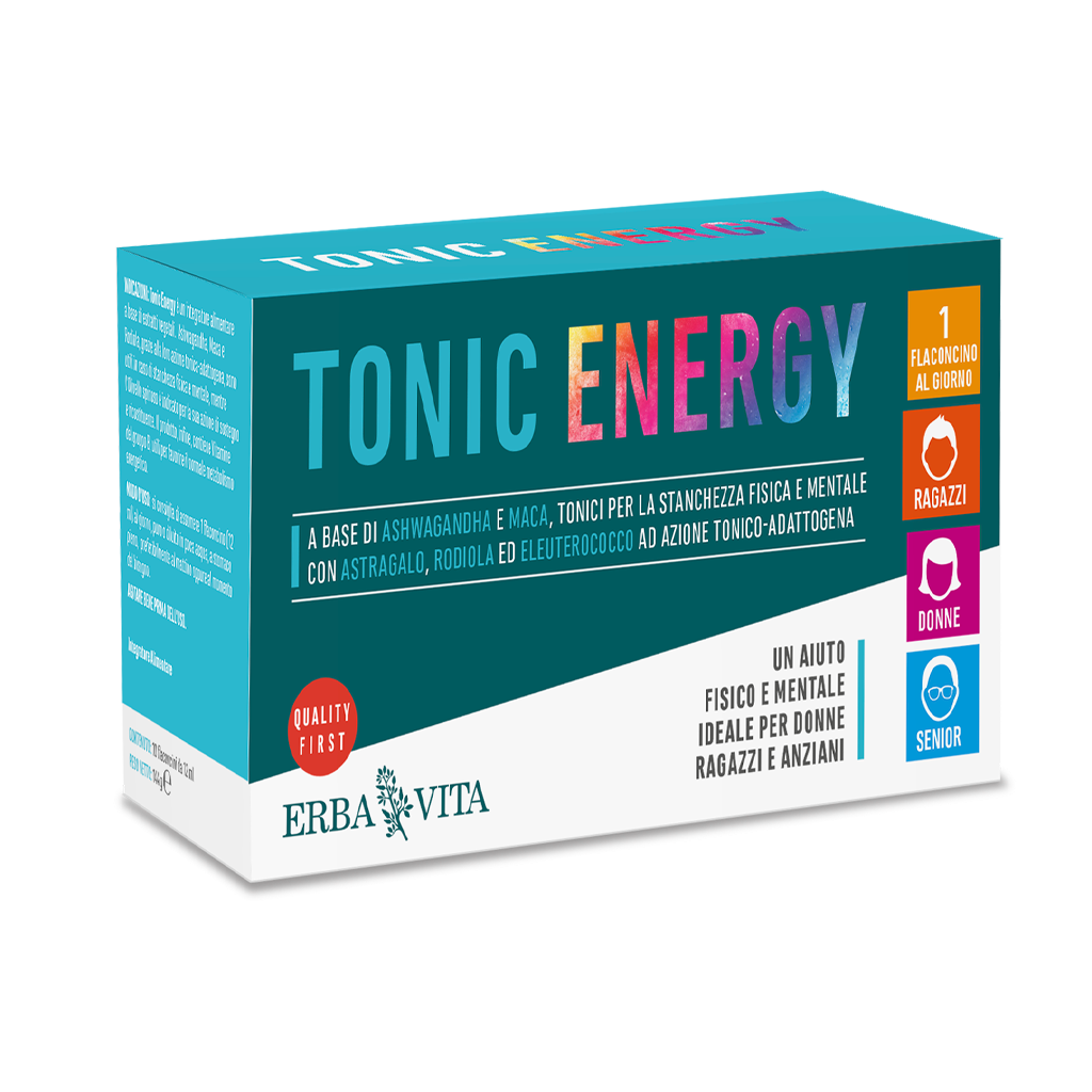 Erba Vita Tonic Energy Integratore Ricostituente 10 flaconcini