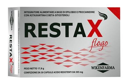 Wikenfarma Restax Flogo Integratore per Alopecia Androgenetica Maschile 30 capsule