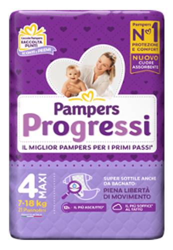 Pampers Progressi Maxi Pannolino assorbente 21 pezzi