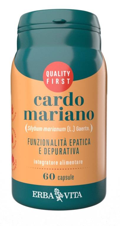 Erba Vita Cardo Mariano Integratore per la Digestione 60 Capsule