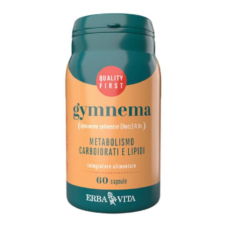 Erba Vita Gymnema Silvestre Integratore per il controllo del glucosio 60 capsule