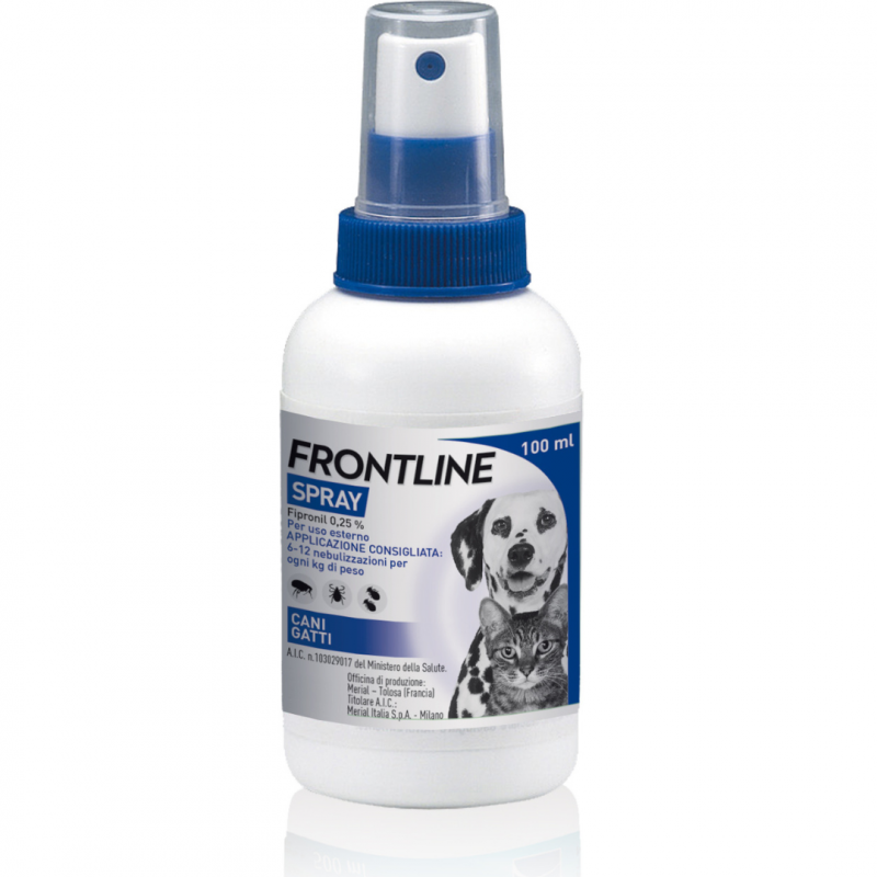 Frontline Spray Antiparassitario Cani e Gatti 100 ml