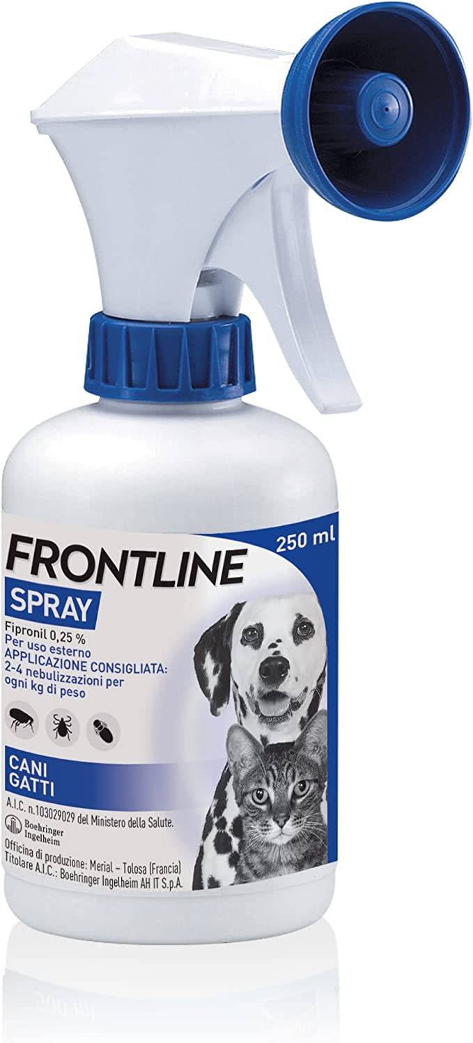 Frontline Spray Antiparassitario Cani e Gatti 250 ml