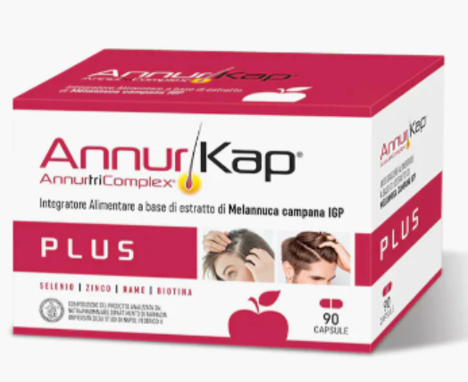 AnnurKap Plus Integratore Anticaduta Capelli 90 capsule