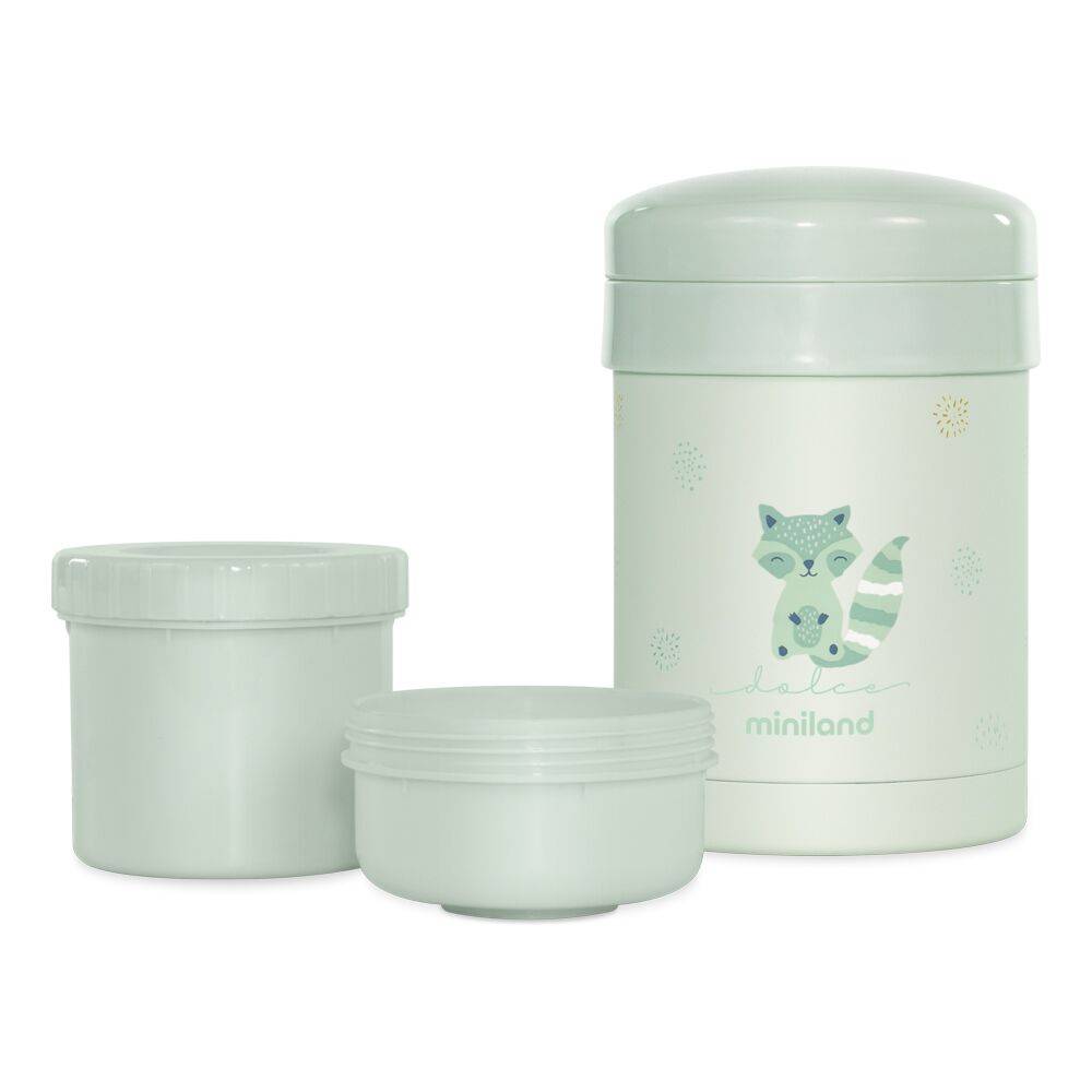 Miniland Thermetic Termos per la Pappa dei Bambini Colore Mint 700 ml