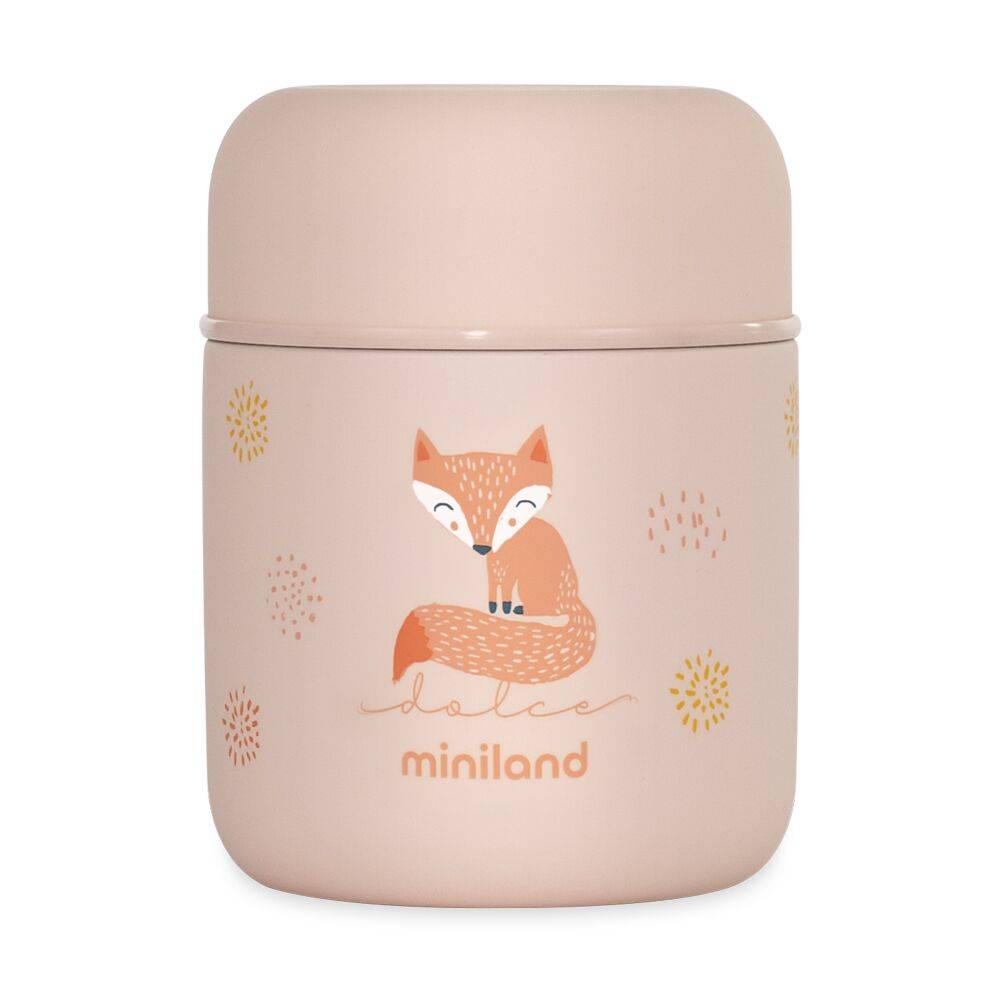 Miniland Food Thermy Mini Termos per la Pappa dei Bambini Colore Candy 280 ml
