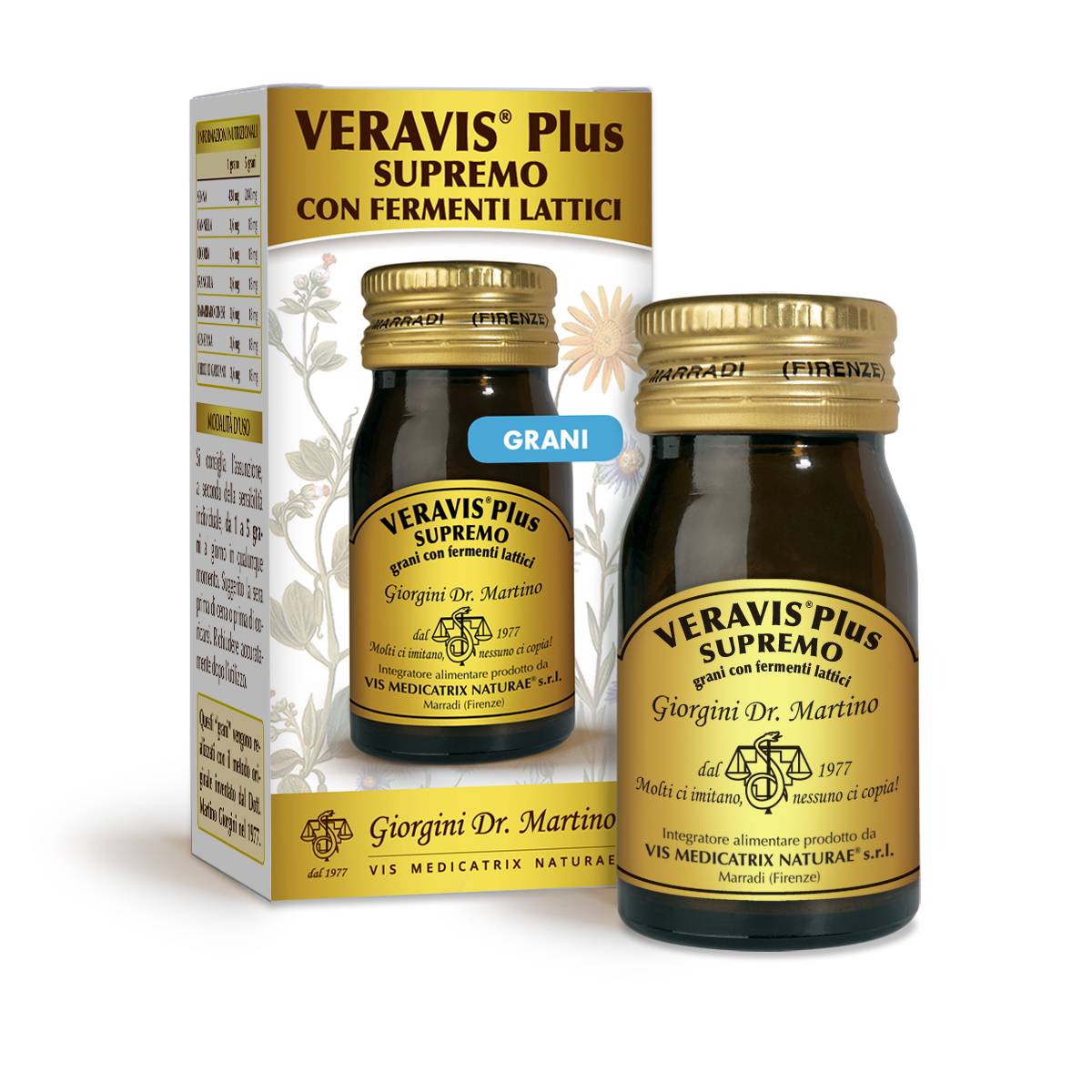 Dr Giorgini Veravis Plus Supremo Grani con Fermenti Lattici 30 g
