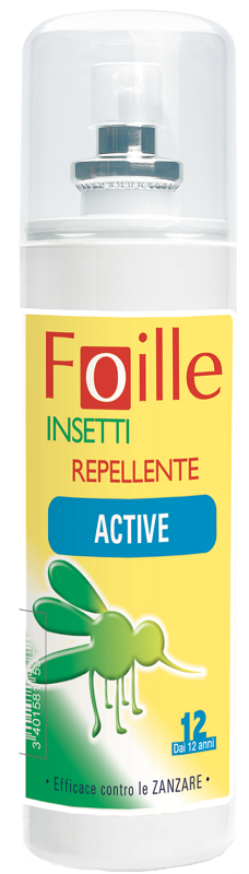 Foille Insetti Repellente Active Repellente Antizanzare 100 ml