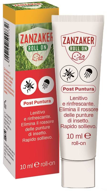 Zanzaker Roll on Dopopuntura di insetti 10 ml