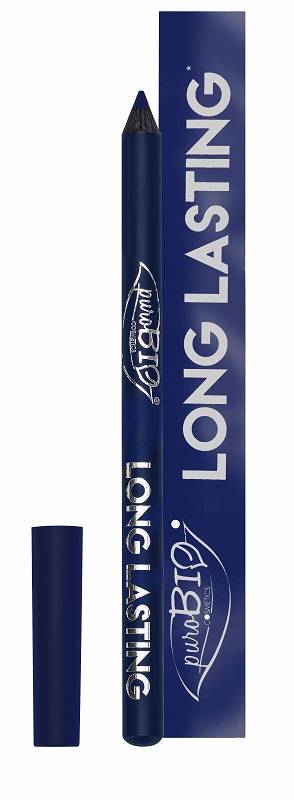 Purobio Cosmetics Long Lasting Matita per gli occhi 04L Blu Notte 1,1 g