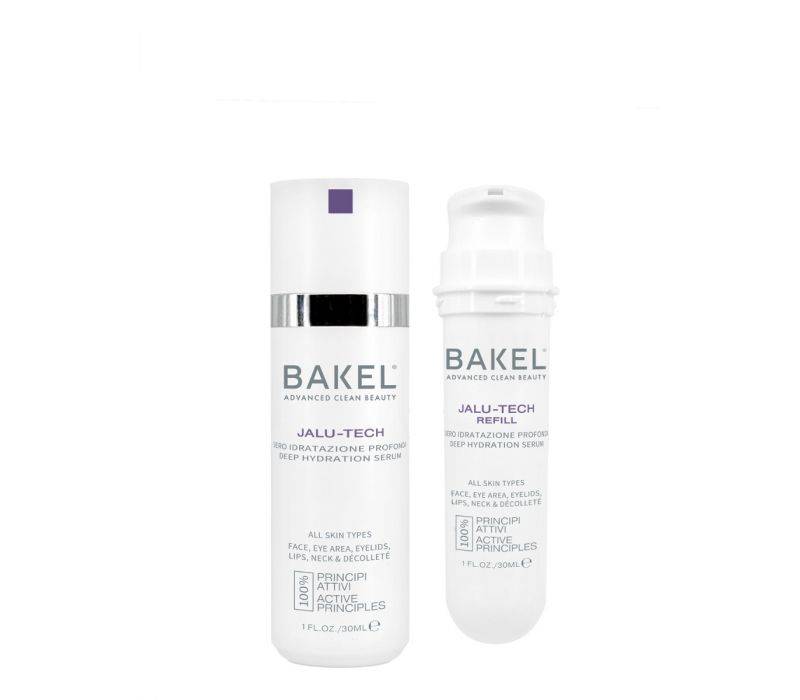 Bakel Jalu Tech Case & Refill Siero Viso Anti - Age Idratazione Istantanea 30 ml