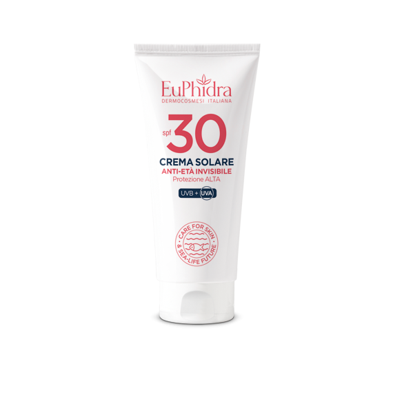 Euphidra Crema Solare Anti - Età Viso Invisibile SPF30 50 ml