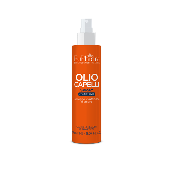 Euphidra Olio Capelli Spray Protettivo e Idratante 150 ml