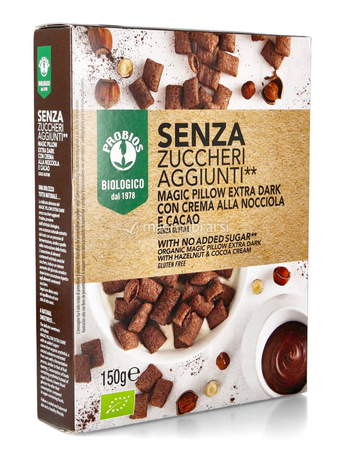 Probios Magic Pillow Extra Dark Cereali Senza Zuccheri Aggiunti 150 g