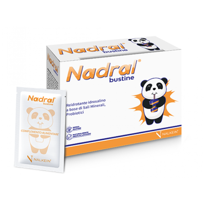 Nalkein Nadral Integratore di Probiotici e Sali Minerali per Bambini 16 bustine