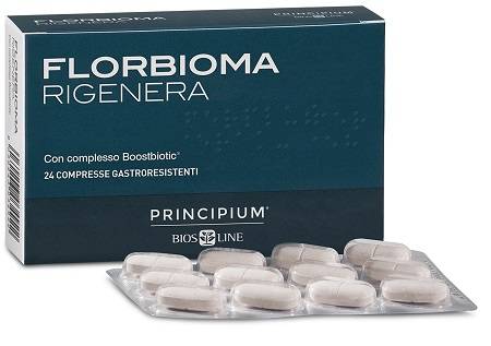 Bios Line Principium Florbioma Rigenera Integratore per il Benessere Intestinale 24 compresse