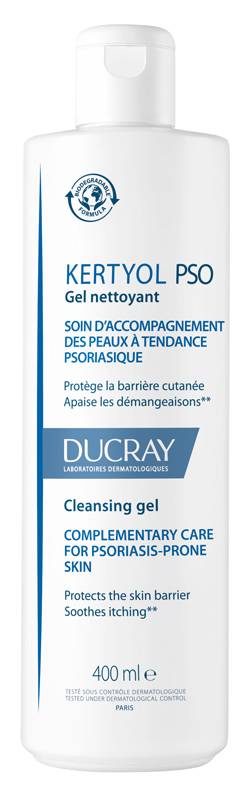 Ducray Kertyol PSO Gel Detergente Lenitivo Viso e Corpo 400 ml