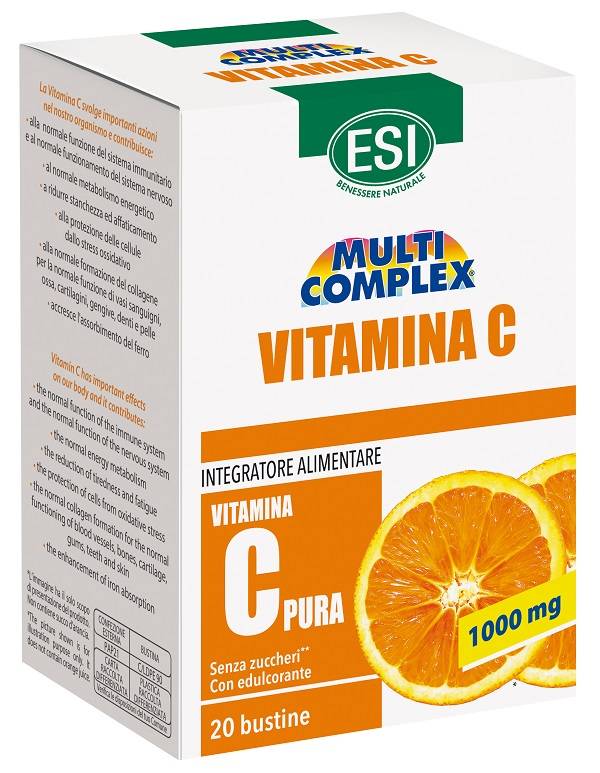 Esi Multicomplex Vitamina C Integratore Vitaminico 20 bustine