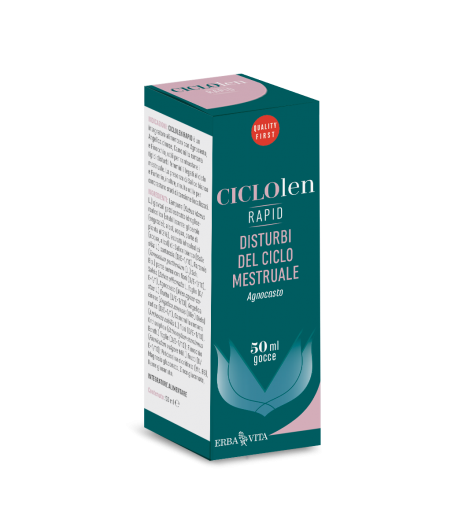 Erba Vita Ciclolen Rapid Gocce Integratore per ciclo mestruale 50 ml
