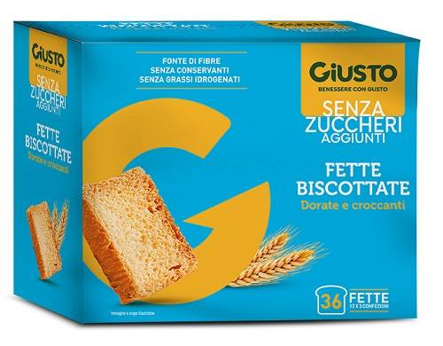 Giusto Senza Zucchero Fette Biscottate 300 g