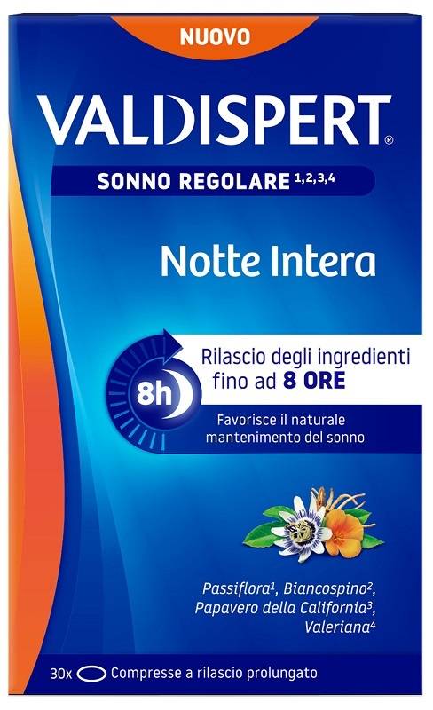 Valdispert Notte Intera Integratore per il Sonno 30 compresse