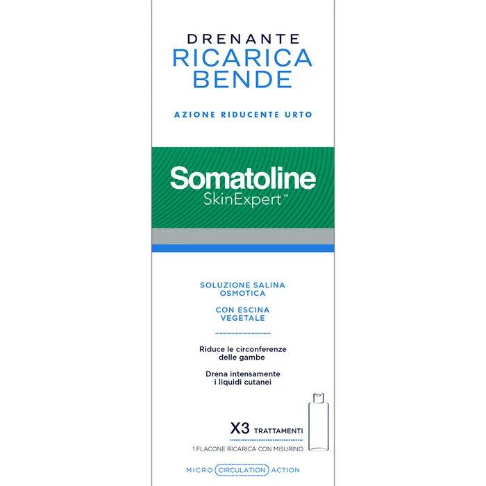 Somatoline Skin Expert Bende Snellenti Drenanti Kit Ricarica