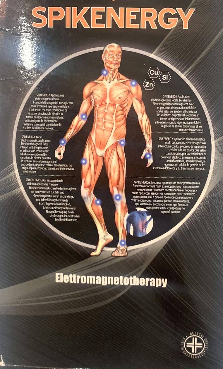 Spikenergy Muscle Elettromagnetotherapy Misura M Colore Beige