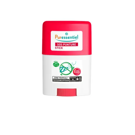 Puressentiel SOS Punture Tropical Stick Repellente Zanzare per Tutta la Famiglia 20 ml