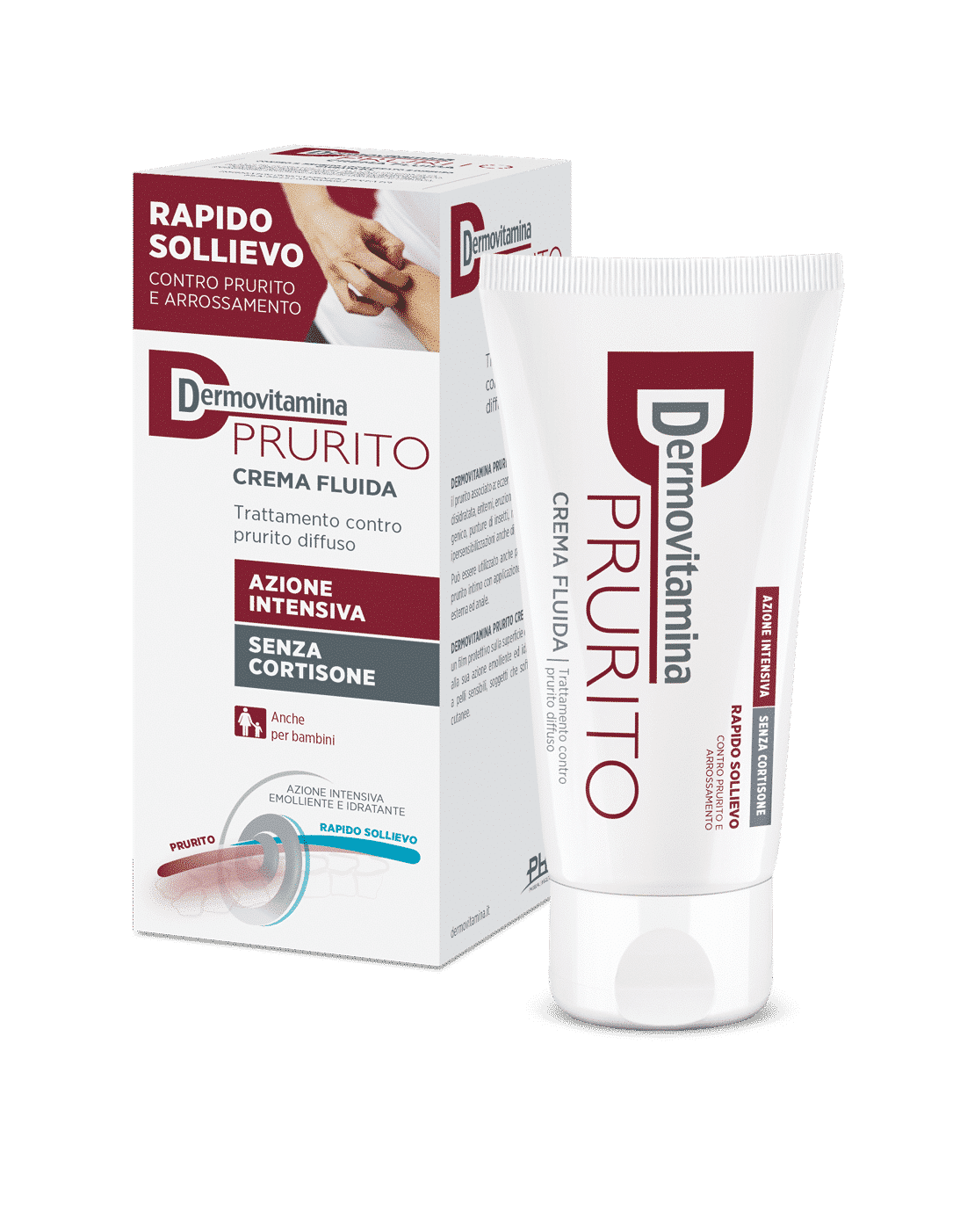 Dermovitamina Prurito Crema Fluida Trattamento contro Prurito Diffuso 150 ml