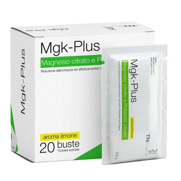 Tsunami MGK Plus Integratore di Magnesio e Potassio Gusto Limone 20 bustine