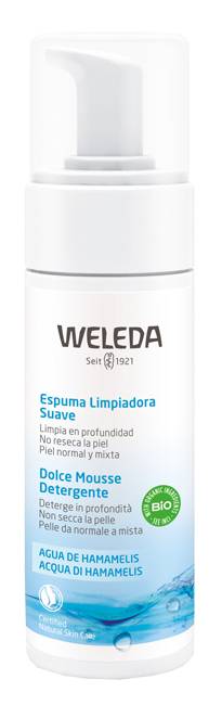 Weleda Dolce Mousse Detergente Viso Per Pelle Normale e Mista 150 ml