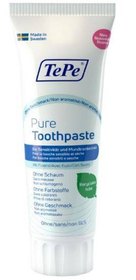 Tepe Pure Dentifricio per Adulti Gusto Neutro 75 ml
