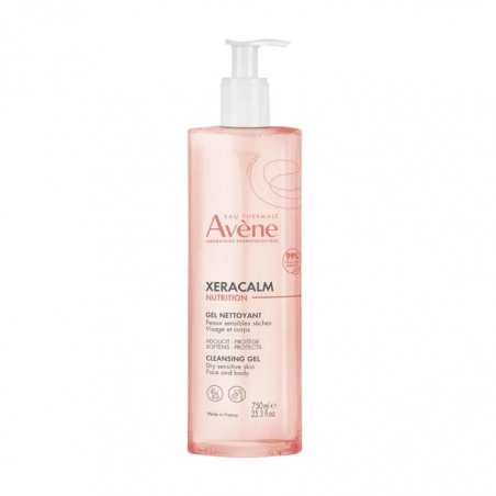 Avène Xeracalm Nutrition Gel Detergente per Pelle Secca e Sensibile 750 ml