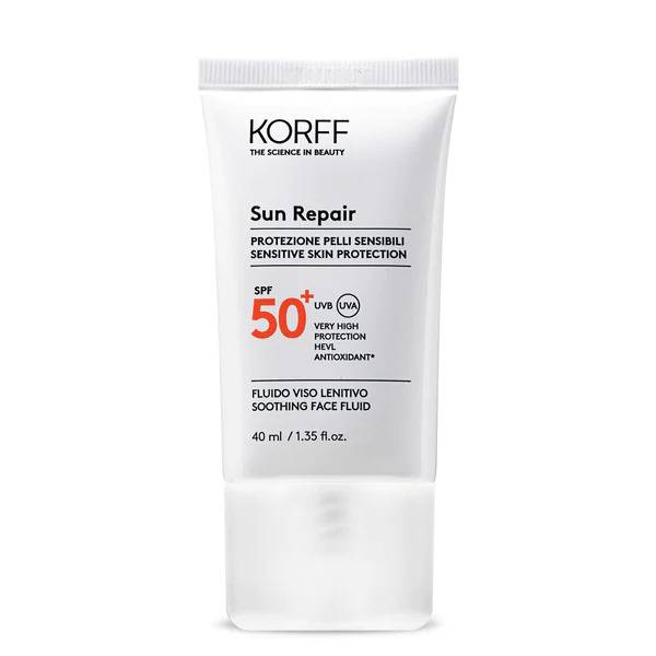 Korff 365 Protection Sun Repair Fluido Viso Lenitivo SPF 50+ 40 ml