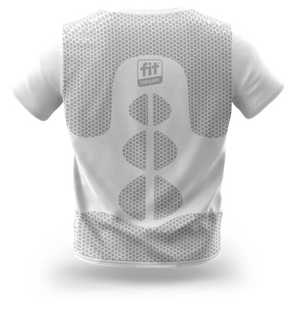 Fit Therapy T - Shirt Dispositivo Medico per Dolori Muscolari Colore Bianco Taglia XXS - XS
