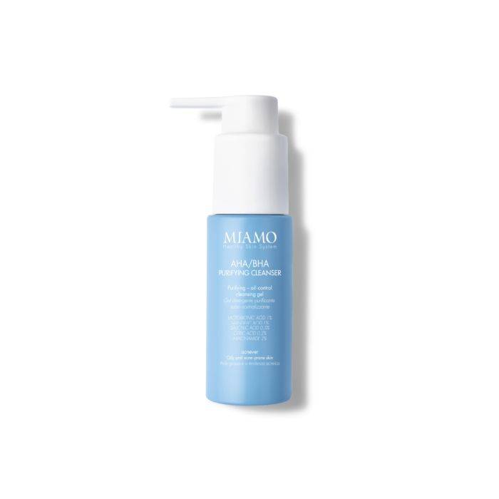 Miamo Aha Bha Purifyng Cleanser Gel Purificante Viso per Pelle Grassa 50 ml Travel Size
