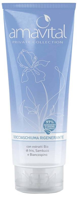 Oficine Cleman Amavital Private Collection Docciaschiuma Rigenerante Iris & Sambuco 200 ml