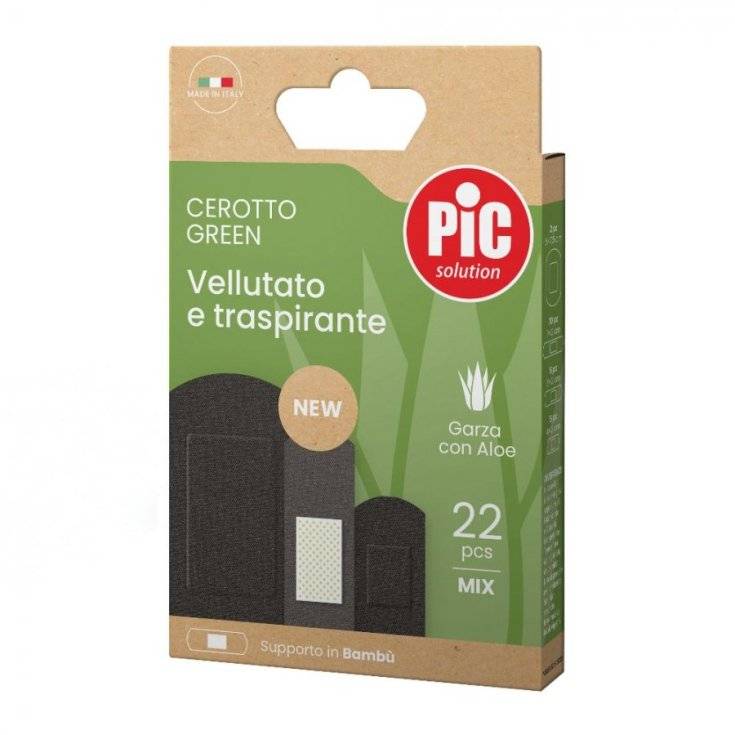 Pic Bambù Aloe Mix Cerotto green vellutato e trasparente 22 pezzi