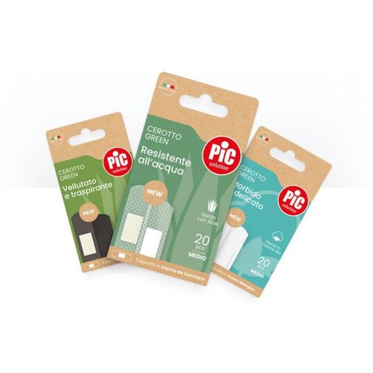 Pic Green Cerotto Canne e Aloe Medio resistente all'acqua 20 pezzi
