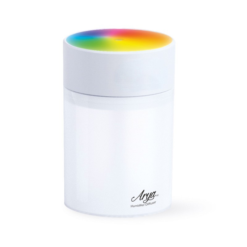 Arya HD Flame Diffusore Umidificatore con Luce Multicolore per Aromaterapia Rainbow