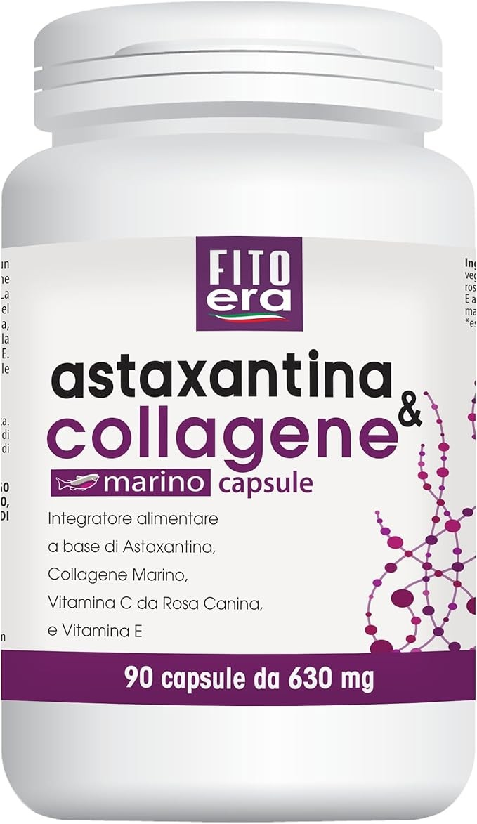 Fitoera Astaxantina & Collagene Marino Integratore Antiossidante 400 g