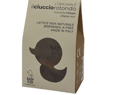 Tatatanatura il Ciuccio Rotondo a Ciliegia in Caucciù Size L 12+ mesi 1 pezzo