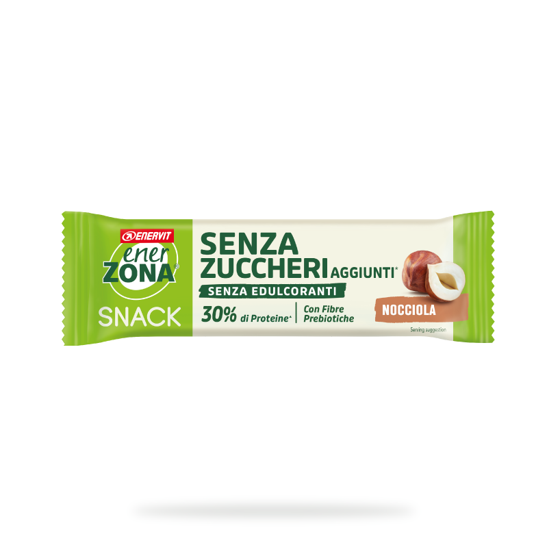 Enerzona Snack Barretta Proteica Senza Zuccheri Aggiunti Gusto Nocciola 33 g