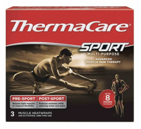 Thermacare Sport Cerotti Autoriscaldanti 8 h 3 Pezzi